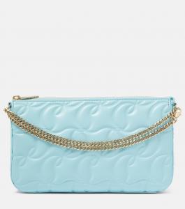 Кожаная сумка через плечо loubila Christian Louboutin, синий