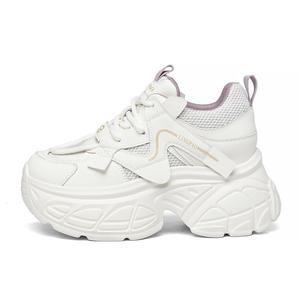 Bull charm Женские низкие массивные кроссовки Beige Purple, цвет Beige Purple