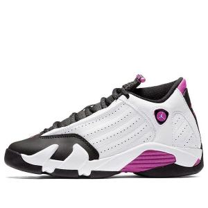 Кроссовки 14 retro 'fuchsia blast' Air Jordan, розовый