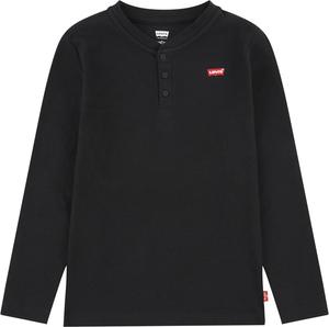 Рубашка Levi's для мальчиков с длинным рукавом и вафельным узором, Black