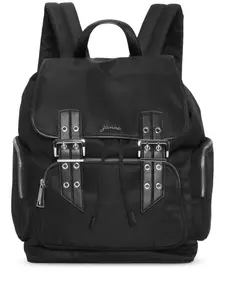 Рюкзак с логотипом GANNI, черный