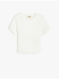 ФУТБОЛКА SS цвета экрю KOTON