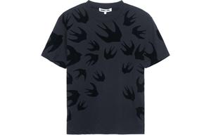 Футболка мужская чисто черная McQ Alexander McQueen