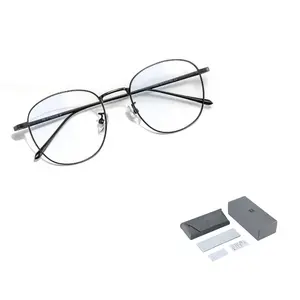 Очки Alloy Titanium Oval Functional Unisex Wood Premium