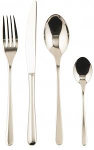 Кнопка Sambonet из нержавеющей стали/PVD для шампанского. Столовые приборы 24 шт. Вх. 52553П81, коричневый