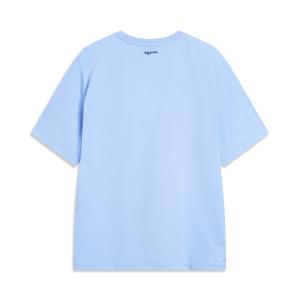 Футболка Li-Ning с коротким рукавом мужская, snow синий