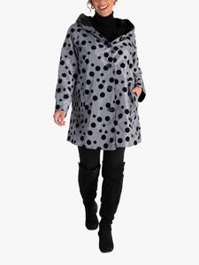 Точечная реверсивная куртка chesca, цвет Platinum/Black