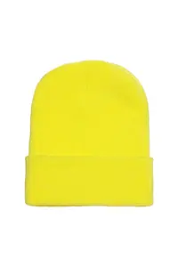 Flexfit Тяжелая стандартная зимняя шапка-бини Yupoong, желтый