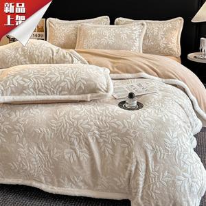 LUOLAI HOME Комплект постельного белья, 150 см, 4 предмета, цвет And Spring - Rice