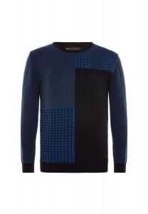 Свитер модного вязаного вида CIPO & BAXX, цвет Navyblue