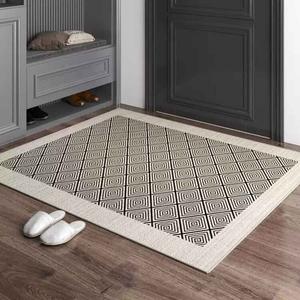 AOVOC Ковер 120x180 см для прихожей в винтажном стиле, нескользящий, Victoria Doormat 07