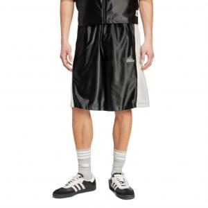 Шорты с вышитым логотипом Adidas, черный