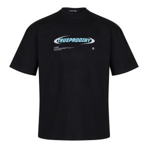 Trueprodigy Футболка 'Ravi' в черном цвете