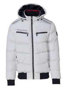 Стеганая куртка белого цвета. KOROSHI