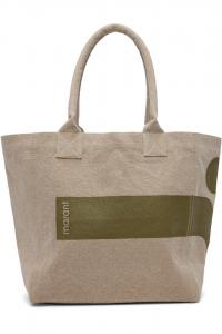 Isabel Marant Маленькая сумка-тоут цвета таупе из йенки