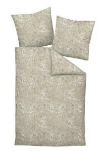 Janine Постельное белье 135x200 см, оливково-зеленый с цветочным узором