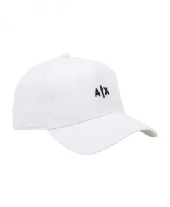 Хлопковая бейсболка с тисненым логотипом Armani Exchange, белый