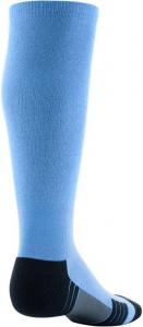 Носки Under Armour Adult Team выше голени, 1 пара, Carolina Blue/Black/White