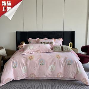 LUOLAI HOME Комплект постельного белья, 150 см, 4 предмета