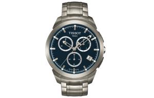 TISSOT Часы Men's PR100 Collection Watch, Blue and White Dial