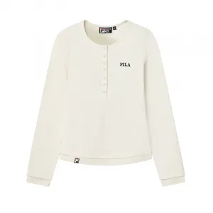 FILA Футболка ORIGINALE женская Albumen White с круглым вырезом