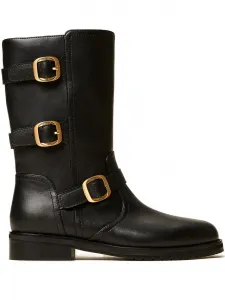 Ботинки с пряжками TWINSET, черный