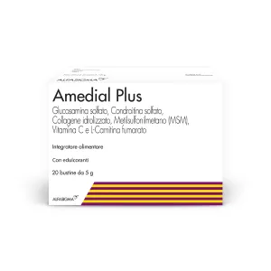 Amedial Plus 20 Конвертов Коллагеновая добавка для костно-хрящевой ткани