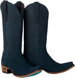 Ботильоны Lane Emma Jane - Замш карамельного цвета, Navy