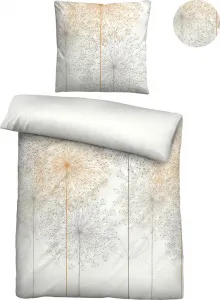 Постельное белье абрикосовое 1x 155x220 см + 1x 80x80 см Biberna