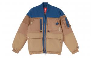 Куртка пуховая Li-Ning мужская, воротник стойка, цвет incense apricot, Moderate Others