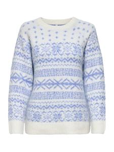 Свитер ONLY ONLXMAS NORDIC, белый