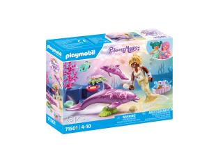 PLAYMOBIL, Русалка с дельфинами, 71501