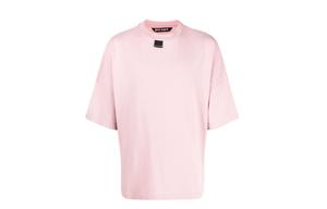 Футболка Palm Angels с размытым логотипом, розовый