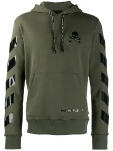 Худи Statement Philipp Plein, зеленый