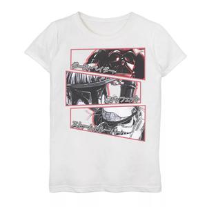 Футболка с графическим рисунком и плакатом «Звездные войны» для девочек 7–16 лет Star Wars, белый