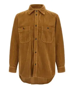 Вельветовая рубашка Нарио Isabel Marant, бежевый