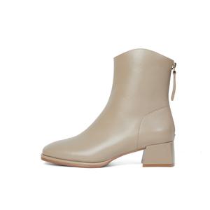 Ботинки женские Black/Camel/Ecru PT'SON, Camel Fleece-Lined