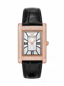 Женские аналоговые часы Emporio Armani с кожаным ремешком AR11624