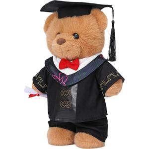 Плюшевый мишка Basic Graduation Bear для выпускного сезона, высота 26 см Shu family