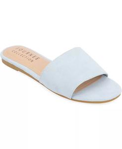 Женские сандалии Kolinna Slip On Flat Journee Collection, синий