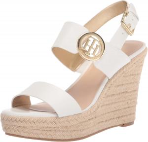 Женские босоножки на каблуке Tommy Hilfiger Kahdy, White