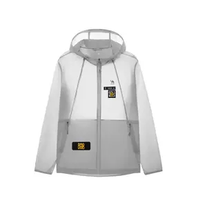 CAMEL Urban Function Series Super Light Breathable And Quick Dry Cooling Sun Protection Clothing Unisex Space Gray