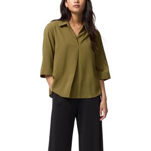 UNIQLO Женская рубашка Olive