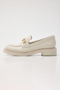 Ретро-лоферы с поясом в виде монеты