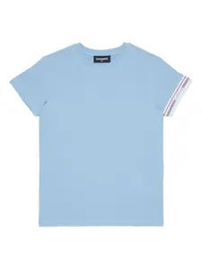 Футболка с логотипом Dsquared2 Kids, синий
