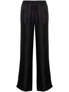 Loulou Studio шелковые брюки Alera широкого кроя, черный