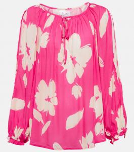Цветочная блузка Velvet, розовый