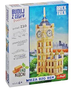 Build With Brick Travel Башня Биг Бен Brick Trick 210 элементов Trefl