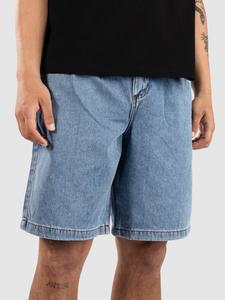 Шорты Vans Authentic Chino Loose Pleated Denim Shorts, stonewash/blue