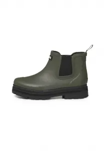 Мягкие резиновые сапоги из меха, имитирующего дождь. Aigle, Pine Green